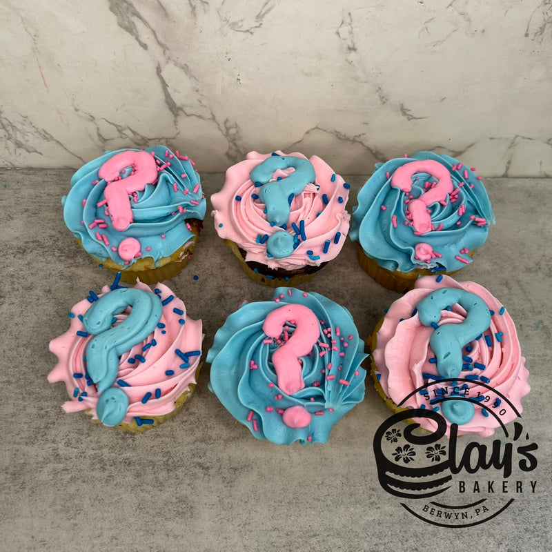 He or She Cupcakes (Gender Reveal Option)
