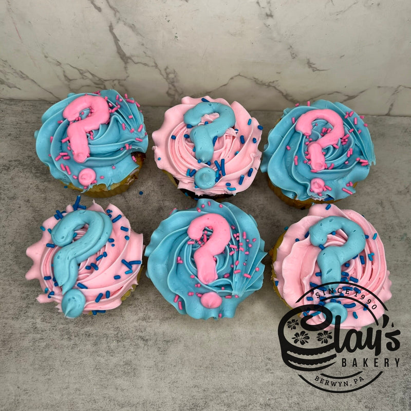 He or She Cupcakes (Gender Reveal Option)