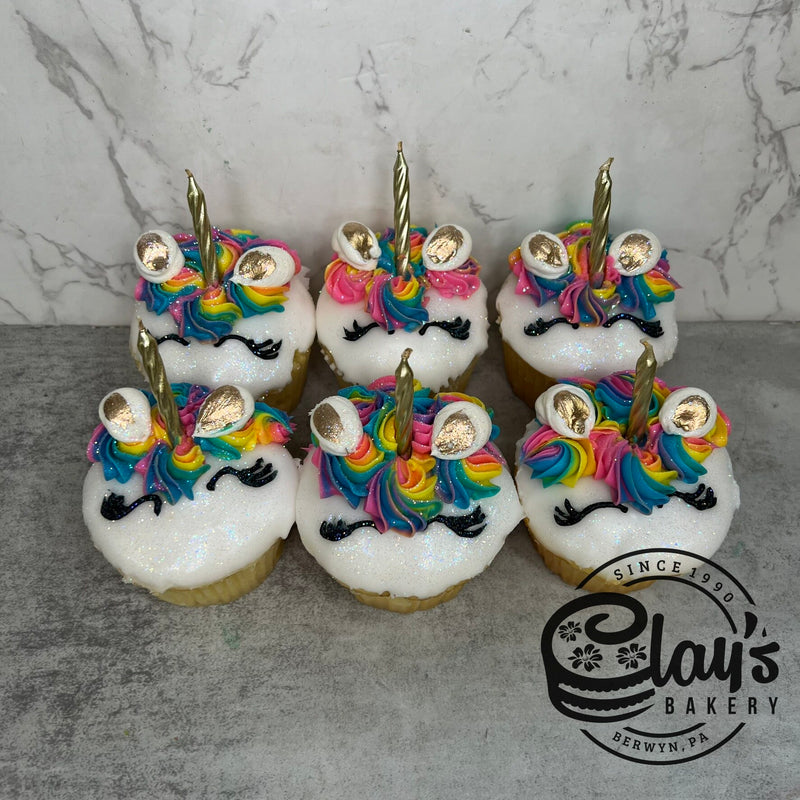 Dipped Unicorn Cupcakes