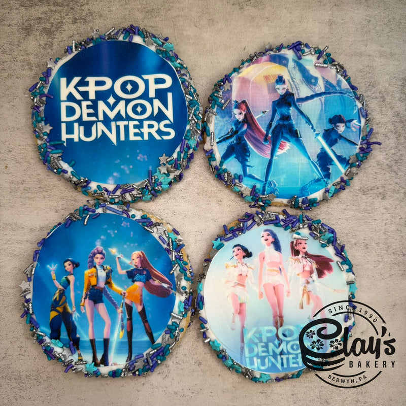 K-Pop Demon Hunters Edible Image Cookies