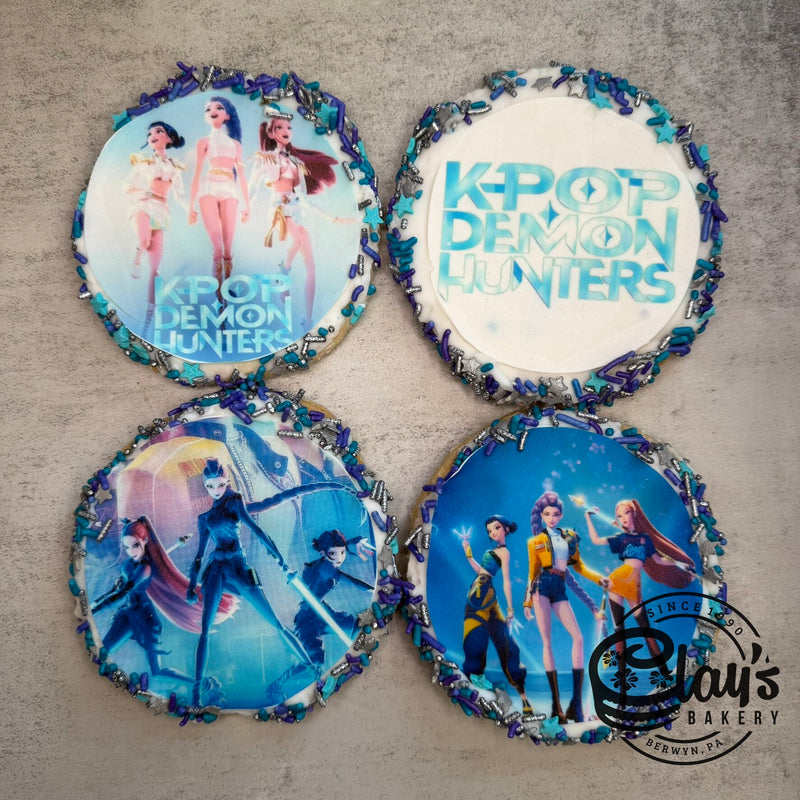 K-Pop Demon Hunters Edible Image Cookies
