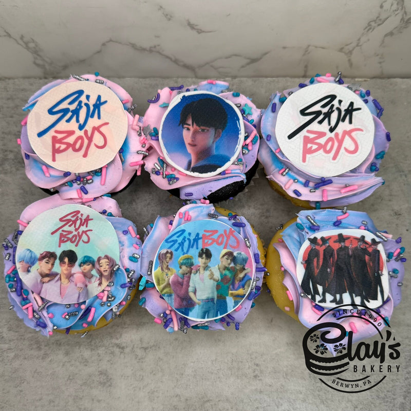 Kpop Demon Hunters SAJA BOYS Cupcakes