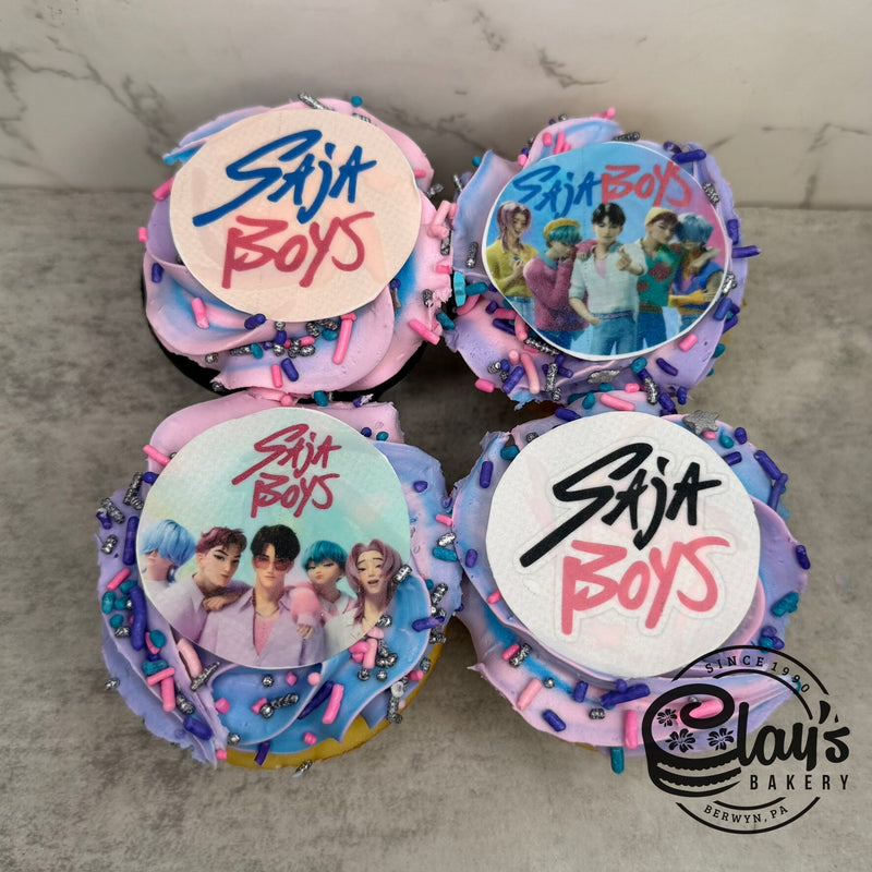 Kpop Demon Hunters SAJA BOYS Cupcakes