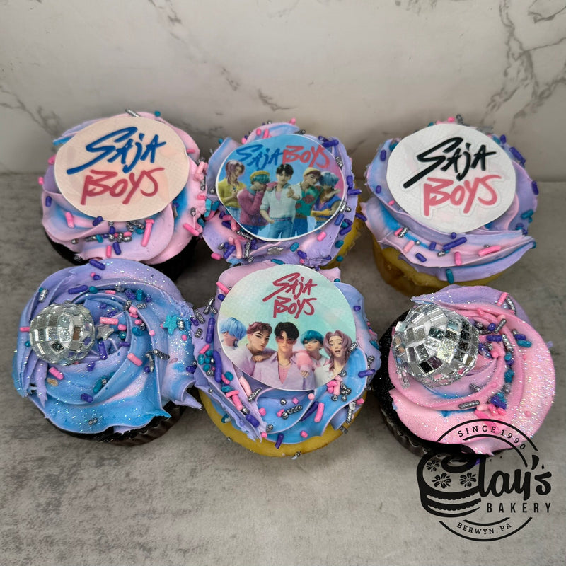 Kpop Demon Hunters SAJA BOYS Cupcakes