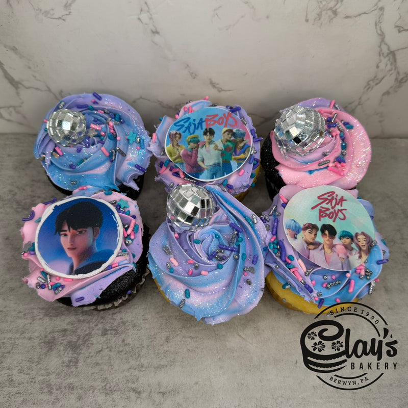 Kpop Demon Hunters SAJA BOYS Cupcakes