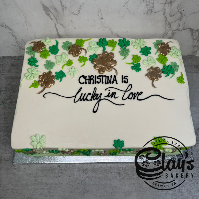 Golden Shamrock Charm