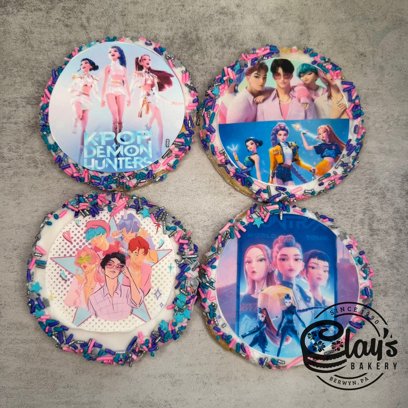 K-Pop Demon Hunters SAJA BOYS Edible Image Cookies