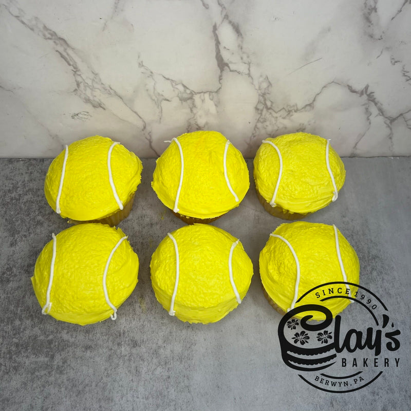 Tennis Ball Cupcakes
