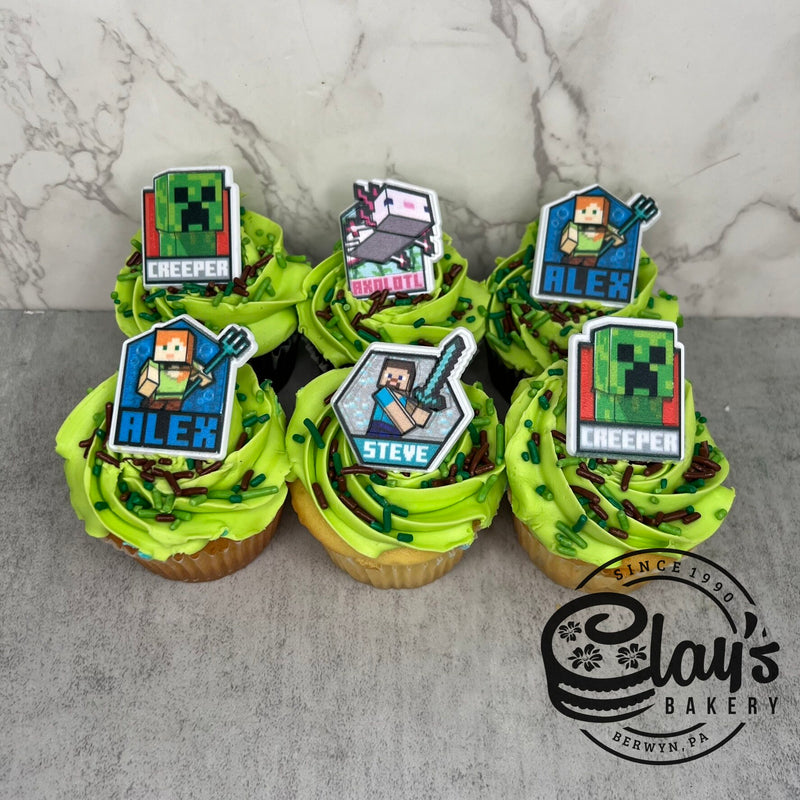Minecraft Ring Cupcakes