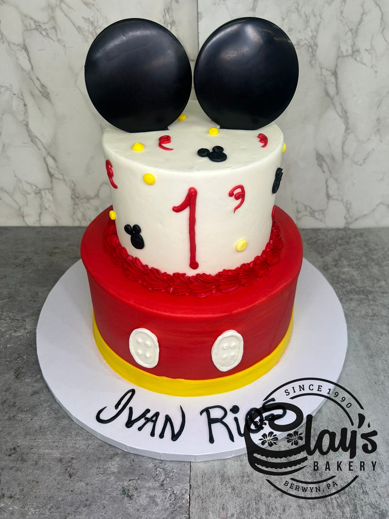 Mickey Mouse Ears Two Tier