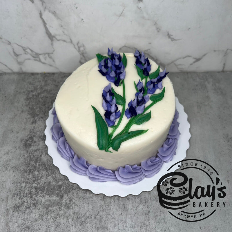 4" Lunchbox Bento Cake (Lavender Sprigs)
