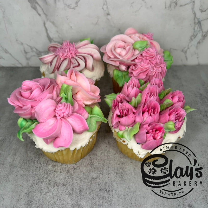 Shades of Flowers - Jumbo Cupcakes