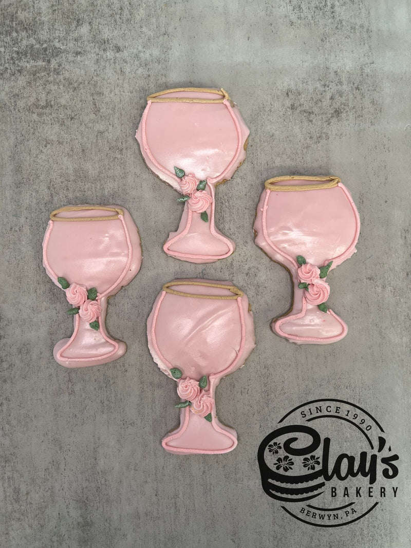 Prosecco Glass Cookie