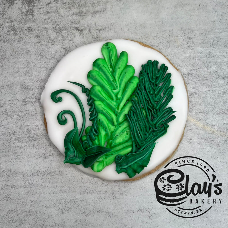 Greenery and Vines Cookies