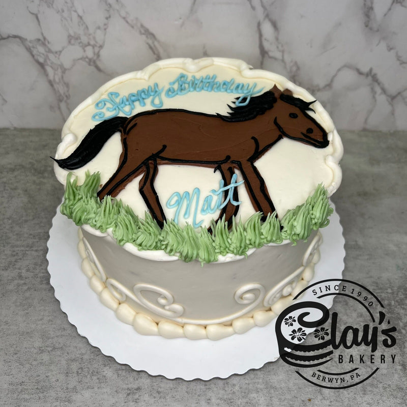 Buttercream Horse