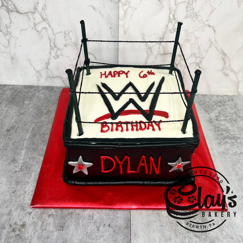 Wrestlemania Fan (Squared Cake)