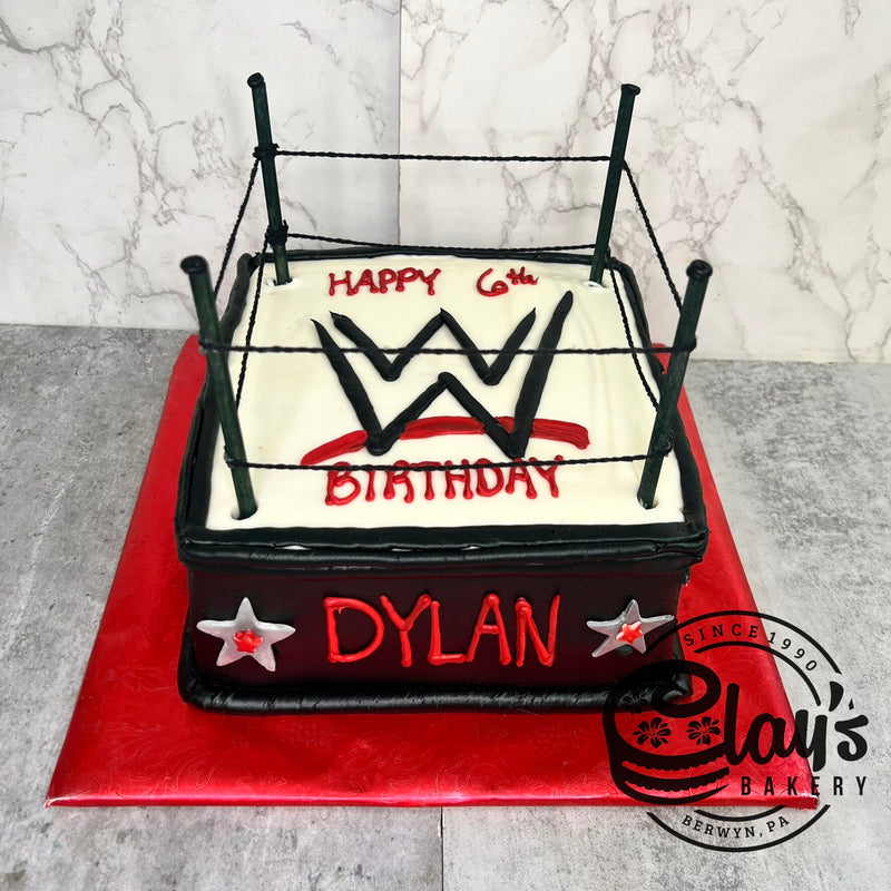 Wrestlemania Fan (Squared Cake)