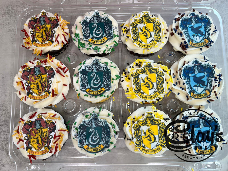 Harry Potter House Image Cupcakes
