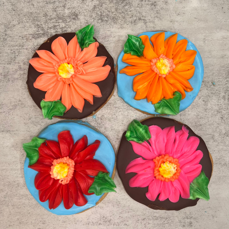 Pretty Flowers Cookies (Buttercream)