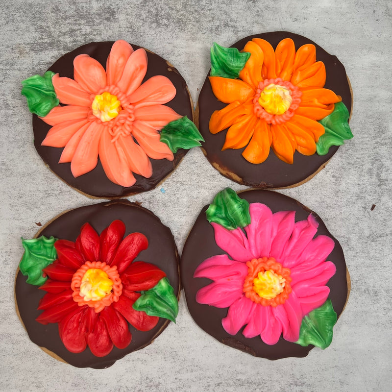Pretty Flowers Cookies (Buttercream)