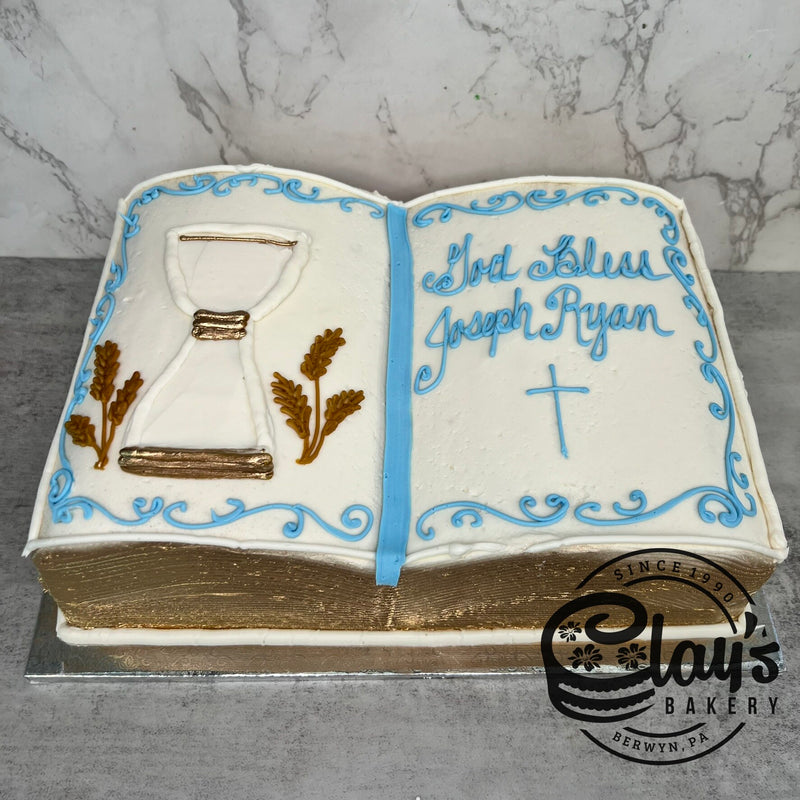 Golden Holy Book (Open Book Shape)