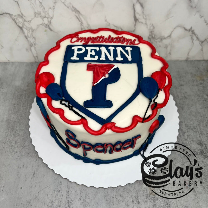 UPenn Buttercream Crest