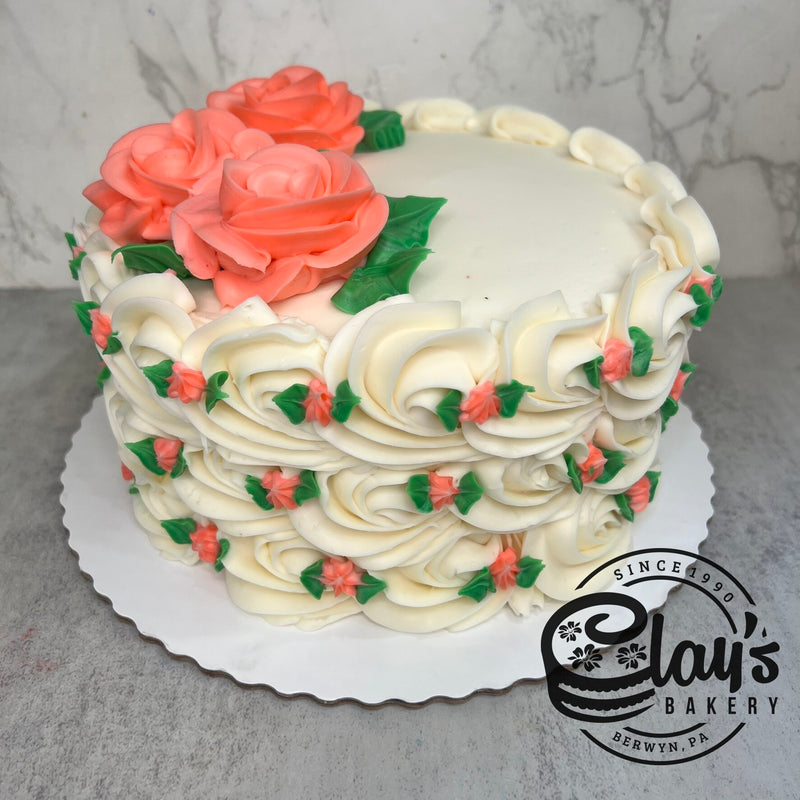 Rosettes with Cutesy Flowers