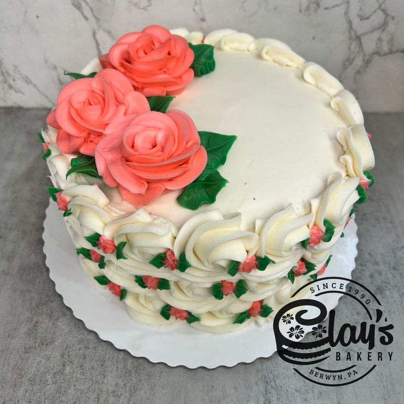 Rosettes with Cutesy Flowers