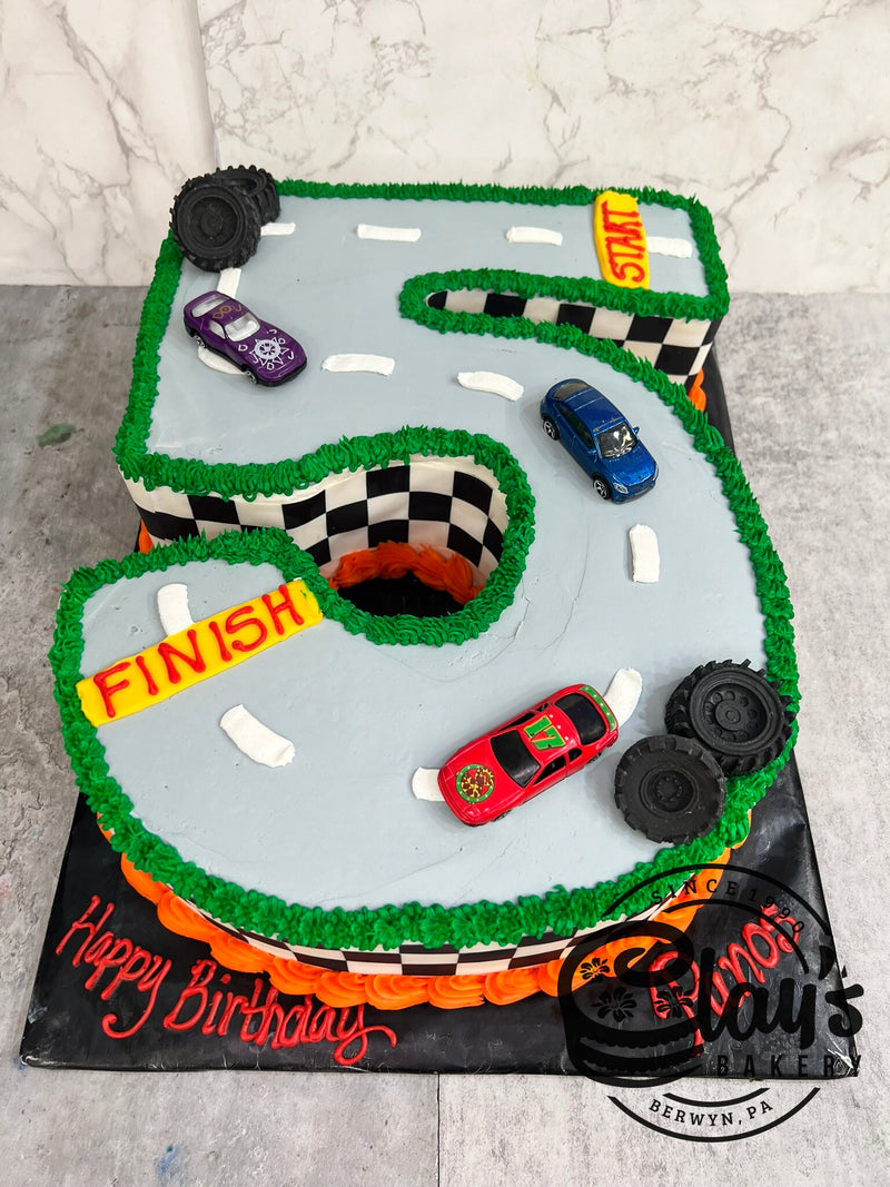 Racecar Age (Shaped Cake)