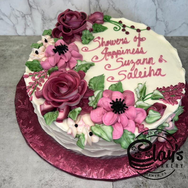 Mauve and Pink Florals