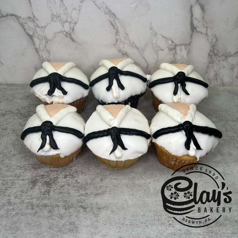 Karate Dipped Cupcakes