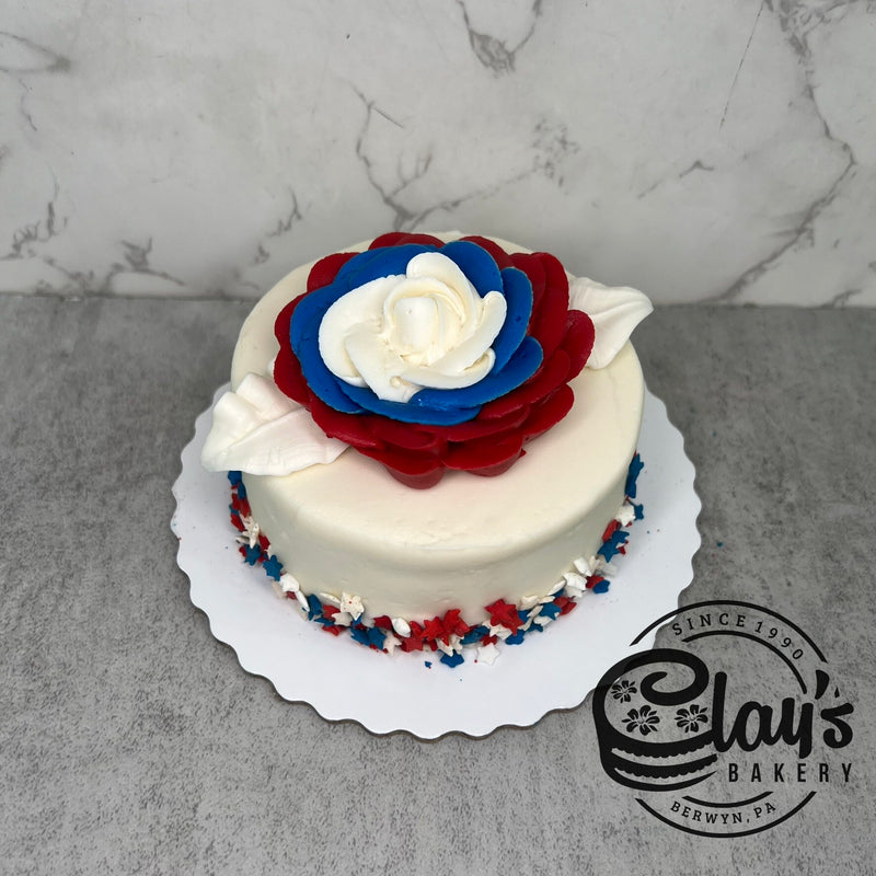 4" Lunchbox Bento Cake (4th of July)