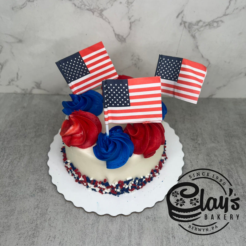 4" Lunchbox Bento Cake (4th of July)