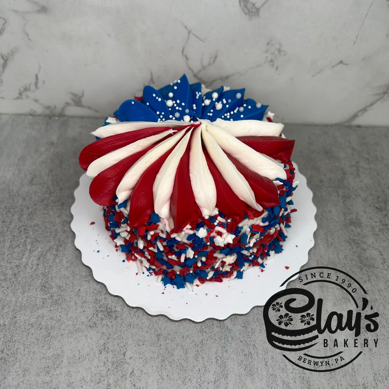 4" Lunchbox Bento Cake (4th of July)