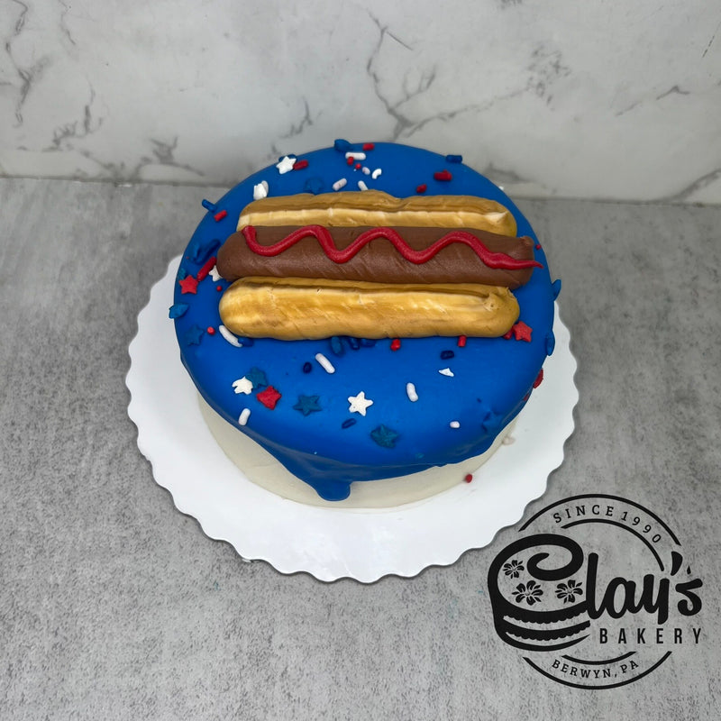 4" Lunchbox Bento Cake (4th of July)