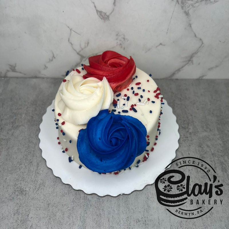 4" Lunchbox Bento Cake (4th of July)