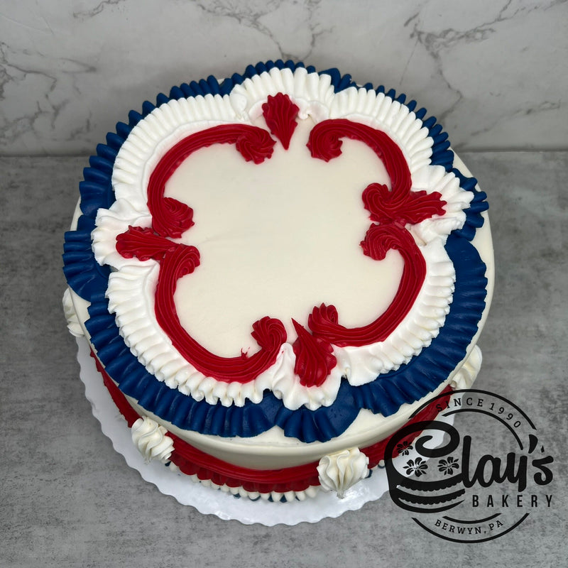 Vintage Patriotic Ruffles
