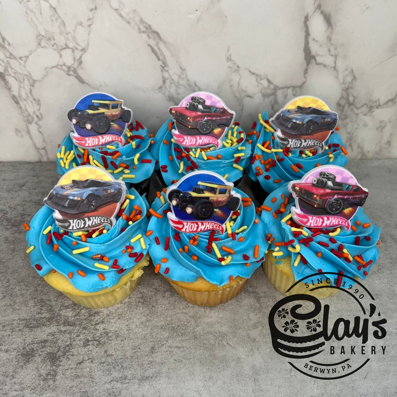 Hot Wheels Ring Cupcakes