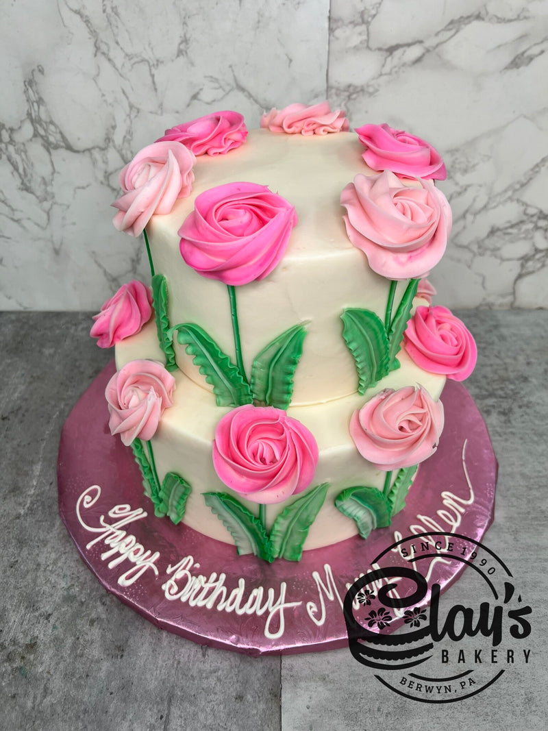 Rosettes Around the Edge - Two Tier