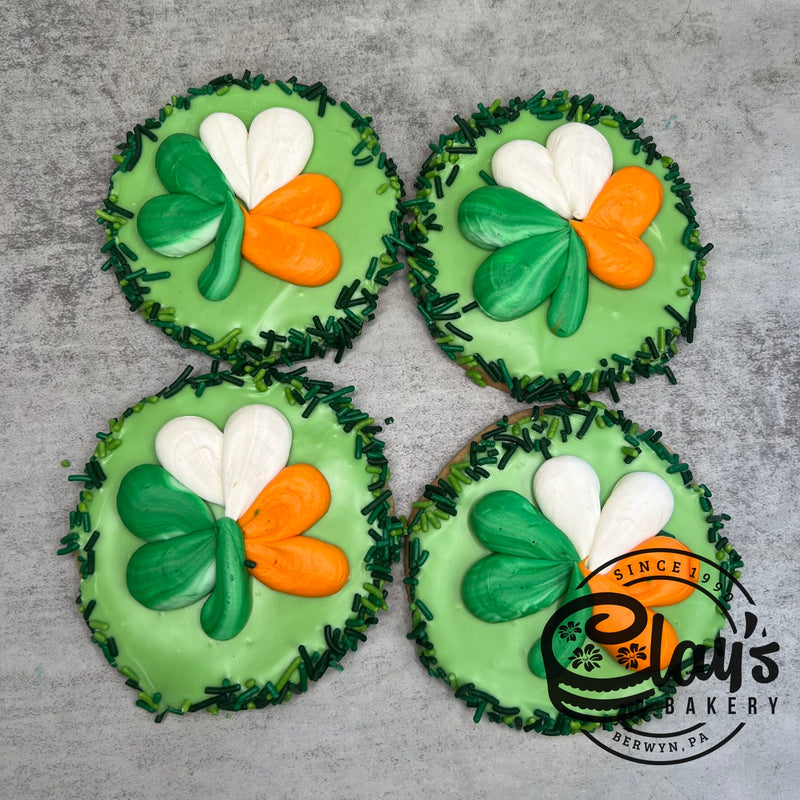 Irish Shamrock Cookies