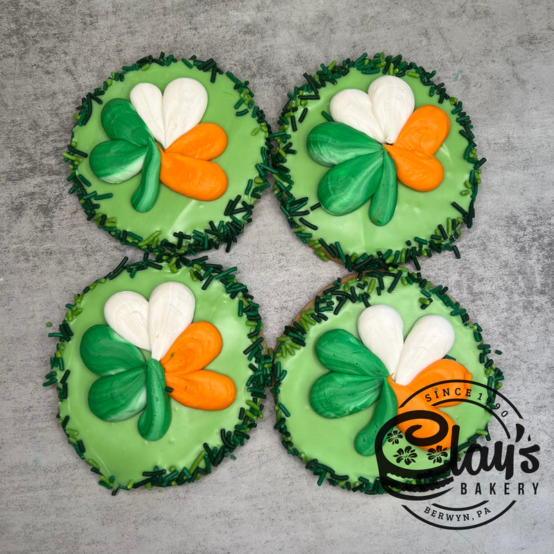 Irish Shamrock Cookies