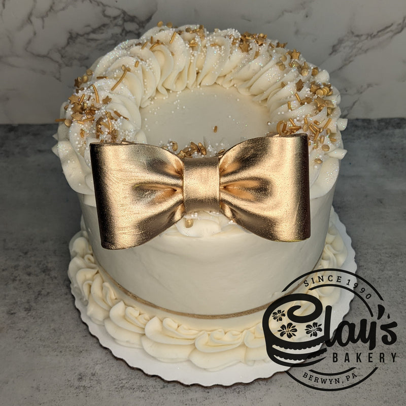 Golden Winter Bow