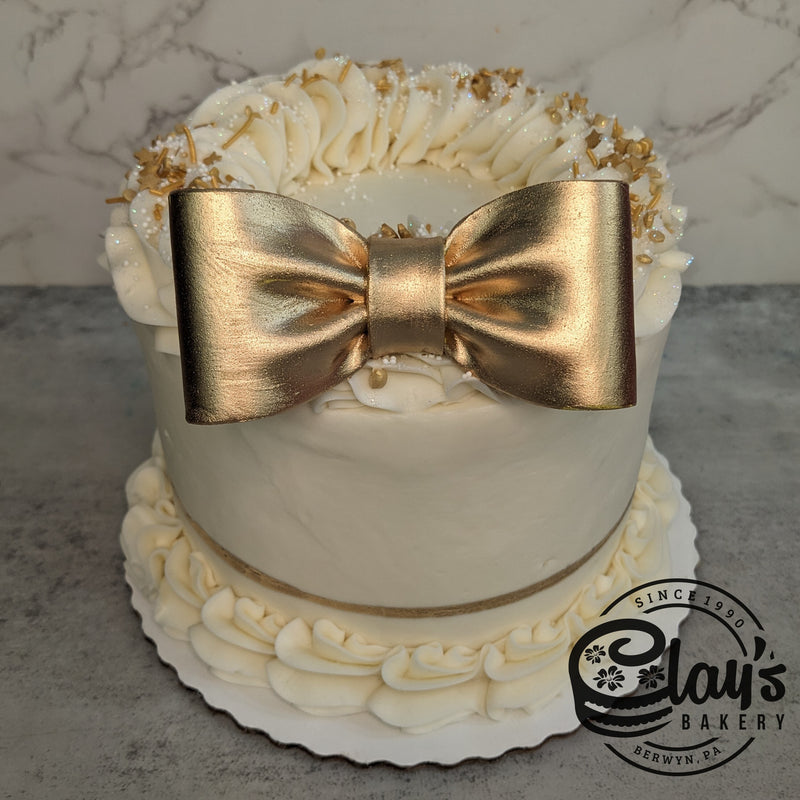 Golden Winter Bow