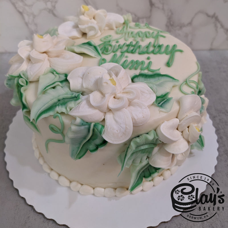Cream and White Flowers