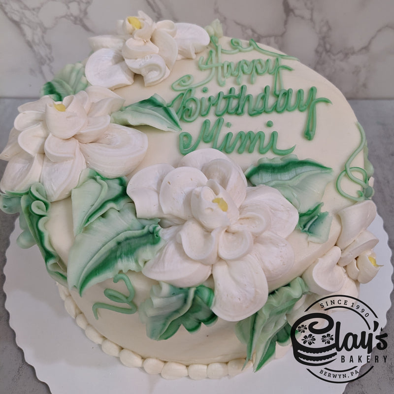 Cream and White Flowers