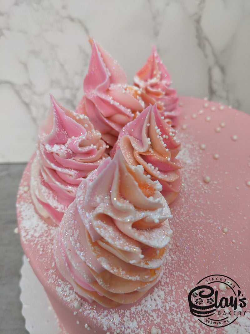 Snowy in Peach and Pink