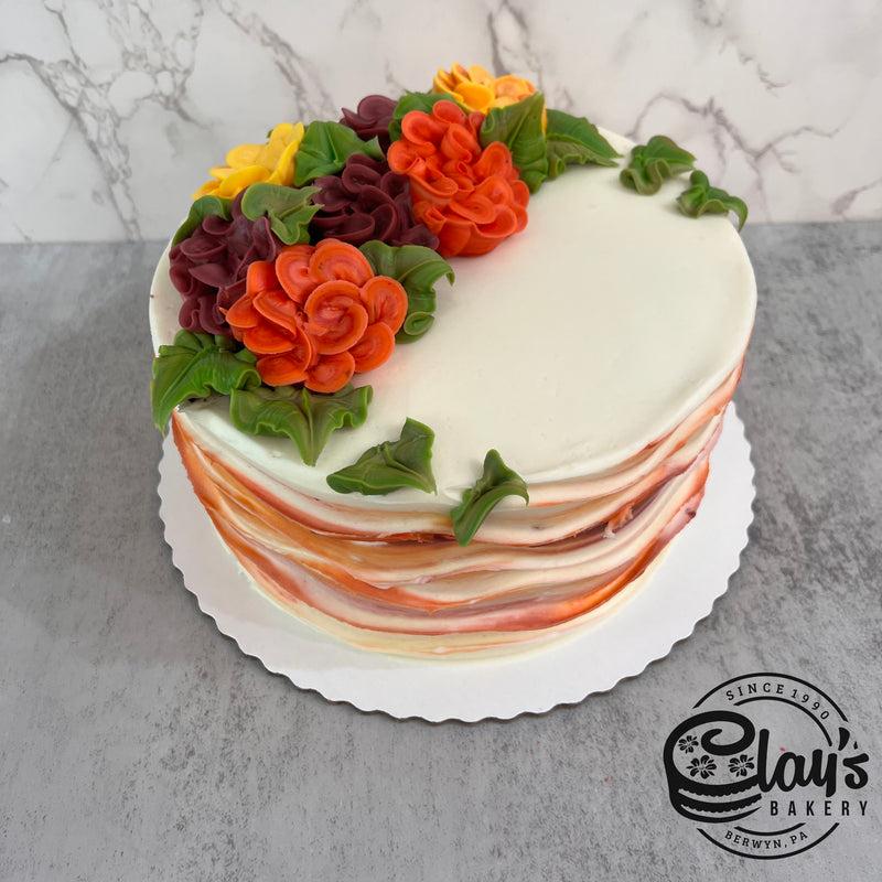 Fall Floral Schmear