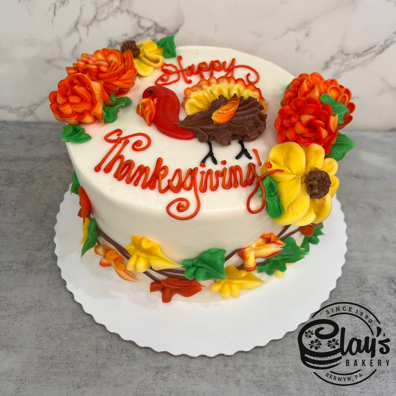 Turkey and Flowers