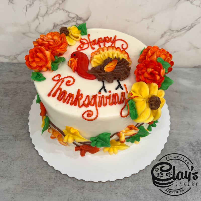 Turkey and Flowers