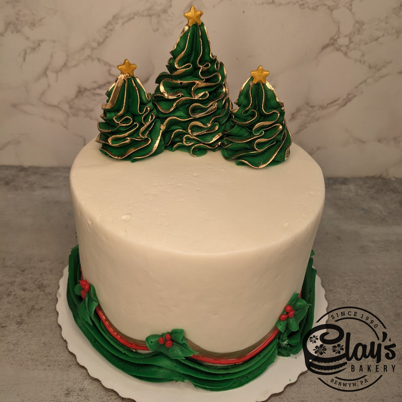Golden Christmas Tree
